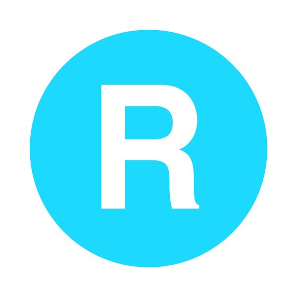Button plate, flat blue, R image 2