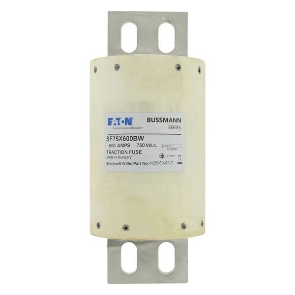 600A  750V dc SEMI-CONDUCTOR FUSE image 24