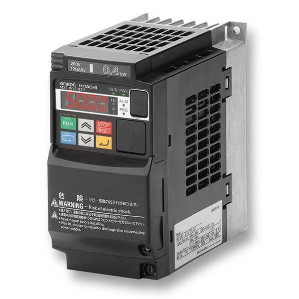 MX2-EV2 inverter drive, 1.5/2.2 kW (ND/LD), 8.0/9.6 A (ND/LD), 200 VAC image 1