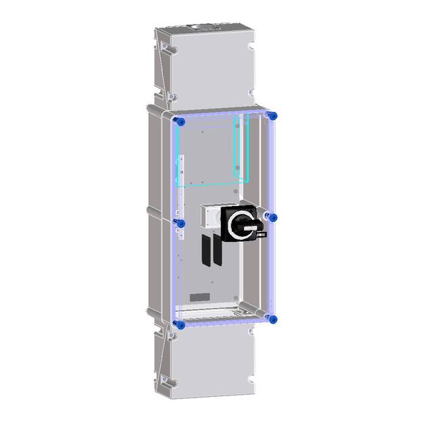 Switch enclosure stand-alone prepared for NZM1 image 2