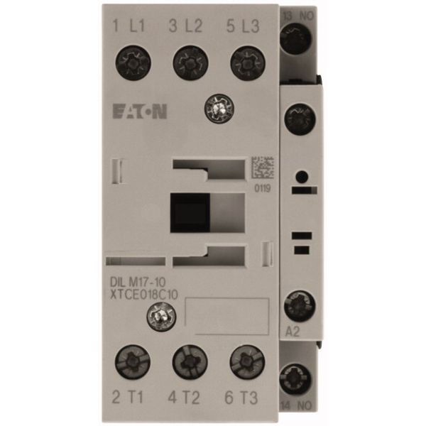 Contactor, 3 pole, 380 V 400 V 7.5 kW, 1 N/O, 600 V 60 Hz, AC operation, Screw terminals image 2