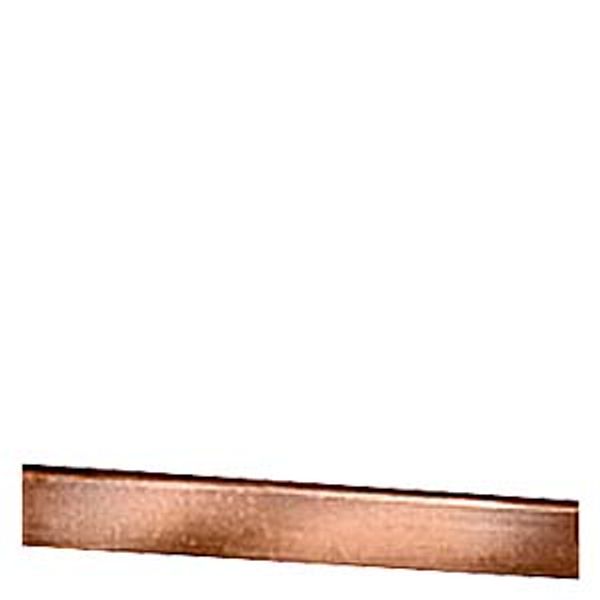 Flat copper rod 15x 5 mm approx. 2.... image 1
