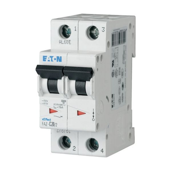 Miniature circuit breaker (MCB), 30 A, 2p, characteristic: C image 6