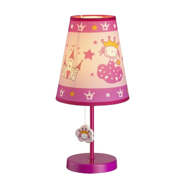 Pink Princess Nursery Table Lamp image 2
