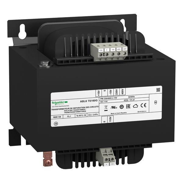 voltage transformer - 230..400 V - 1 x 115 V - 1600 VA image 5