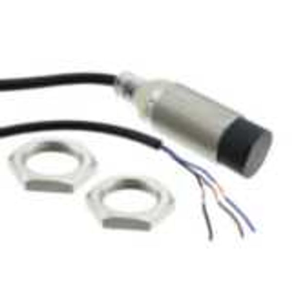 Proximity sensor, inductive, nickel-brass, short body, M18, unshielded E2B 2293D image 3