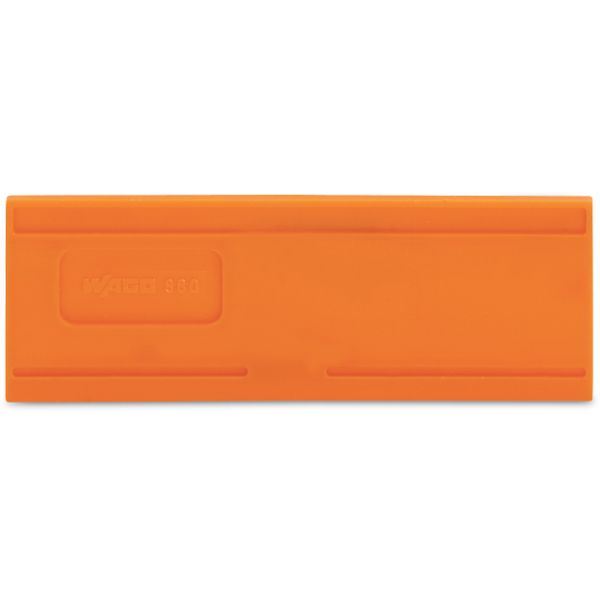 Separator plate 2 mm thick oversized orange image 2