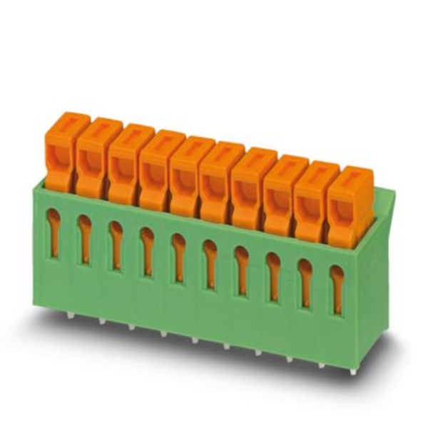 IDC 0,3/ 2-3,81 LC:BU/YE - PCB terminal block image 1