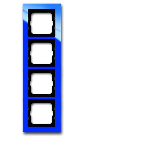 1724-288 Cover Frame Busch-axcent® Blue image 1