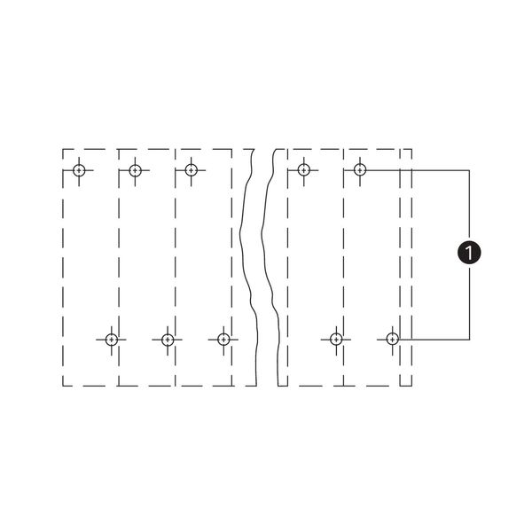 Double-deck PCB terminal block 2.5 mm² Pin spacing 5 mm gray image 3