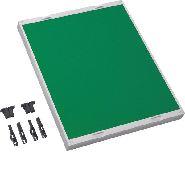 Assembly unit, universN,600x500mm, protection cover, green image 1