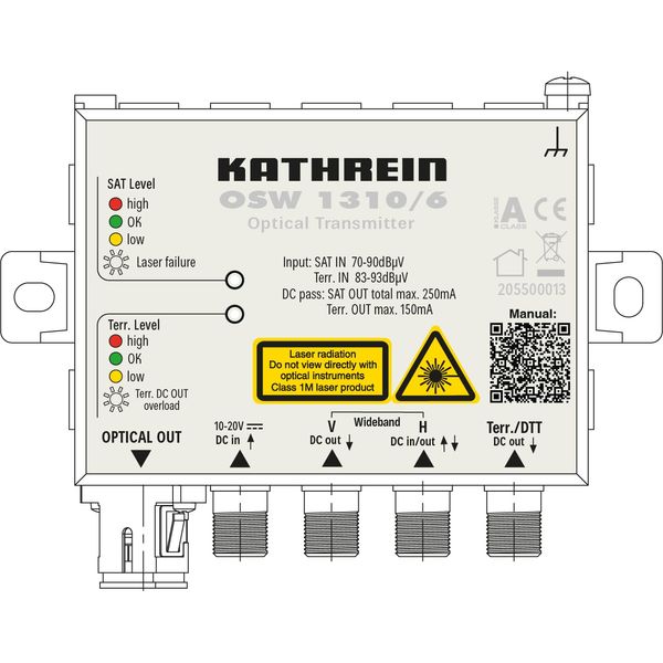 OSW 1310/6 Optischer Sender image 1