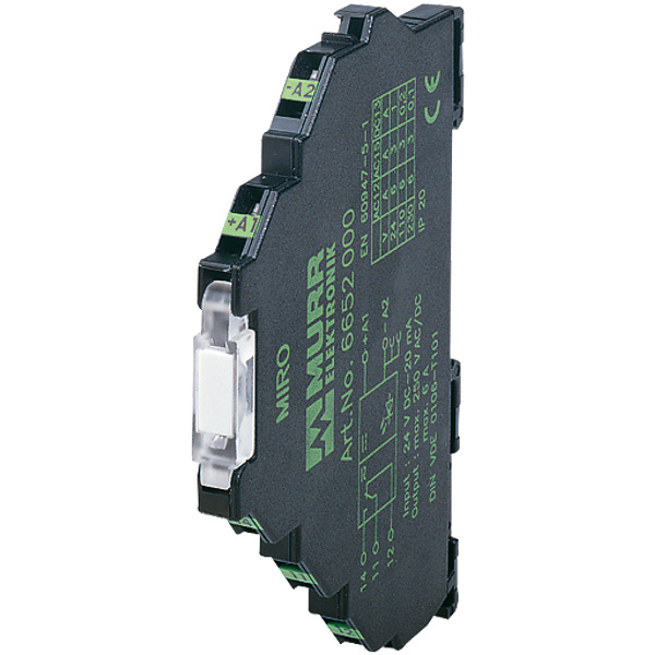 MIRO 6.2 24V-1U OUTPUT RELAY  IN: 24VAC/DC - OUT: 250VAC/DC/6A image 1