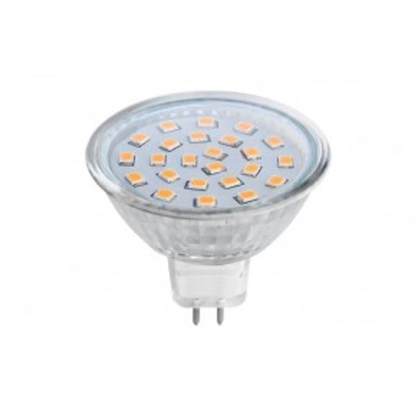 LED Bulb MR16 1.5W 220V GX5.3 red image 1