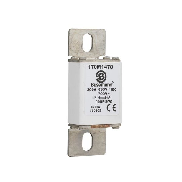 Fuse-link, high speed, 200 A, AC 690 V, size 000, 24 x 36 x 96 mm, aR, IEC image 9