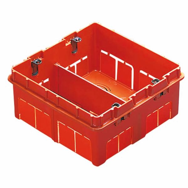 HIGH CAPACITY BOX FOR DOMESTIC - BIG BOX - HALOGEN FREE - 8 GANG (4+4) - 131X129X53 image 2