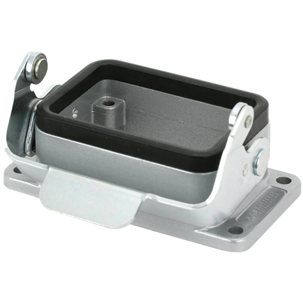 B6 Bulkhead mounted h., IP65 Single locking lever m. image 1