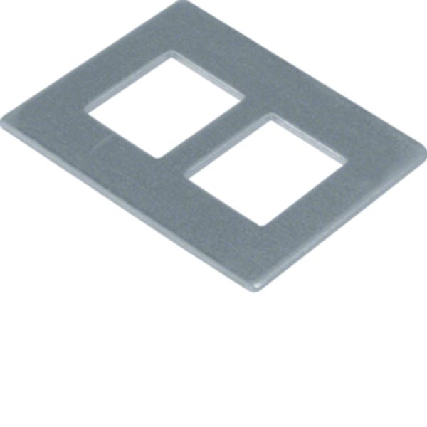 support plate f GTVD2/3 2xRJ45 19,3x14,8 image 1