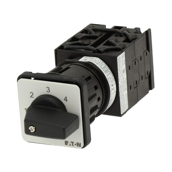 Step switches, T0, 20 A, centre mounting, 5 contact unit(s), Contacts: 10, 45 °, maintained, Without 0 (Off) position, 1-5, Design number 8252 image 3