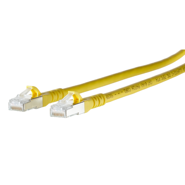 Patch cord Cat.6A AWG 26 0.5 m yellow image 3