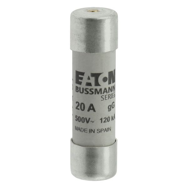 Fuse-link, LV, 20 A, AC 500 V, 14 x 51 mm, gL/gG, IEC, with striker image 8