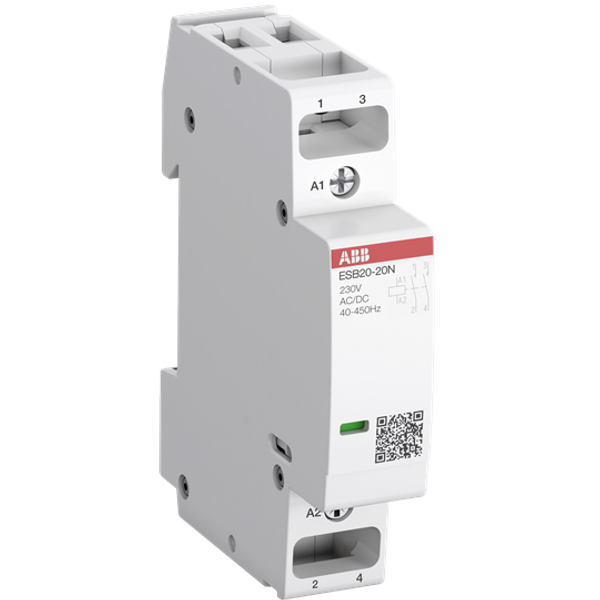 ESB20-11N-02 Installation Contactor (NC) 20 A - 1 NO - 1 NC - 42 V - Control Circuit DC image 2