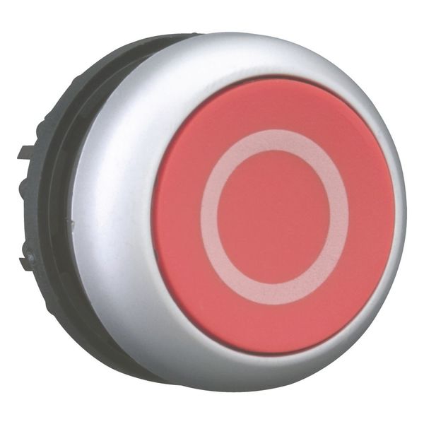 Pushbutton, RMQ-Titan, Flat, momentary, red, inscribed, Bezel: titanium image 7