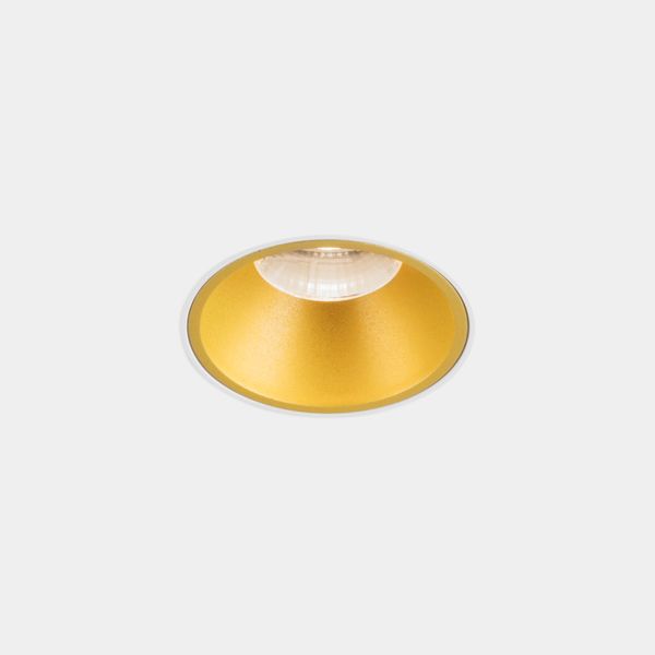 Downlight Play Deco Symmetrical Round Fixed Trimless 17.7W LED neutral-white 4000K CRI 90 33.1º PHASE CUT Trimless/Gold IP54 1751lm image 1