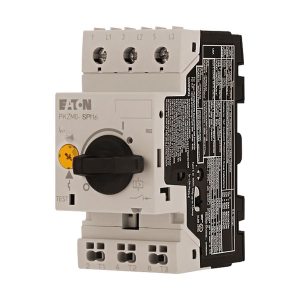 Motor-protective circuit-breaker, 0.55 kW, 1 - 1.6 A, Feed-side screw terminals/output-side push-in terminals image 4