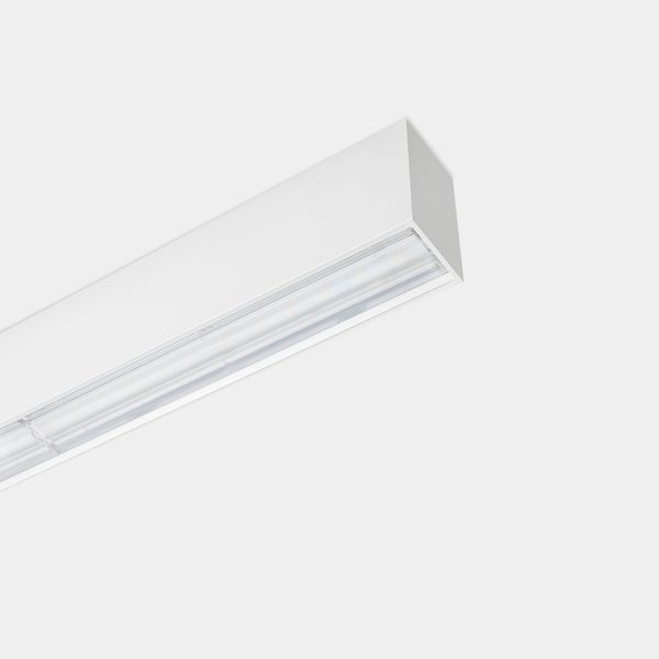 Lineal lighting system Infinite Pro 1136mm Surface Batwing 17.08W LED warm-white 3000K CRI 90 ON-OFF Grey IP40 2069lm image 1