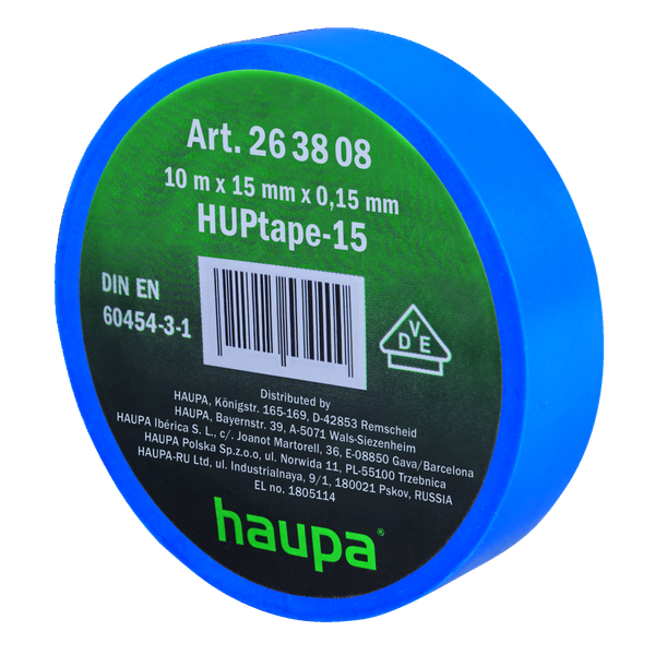 Electrical insulation tape 15 mm x 20 m blue image 2