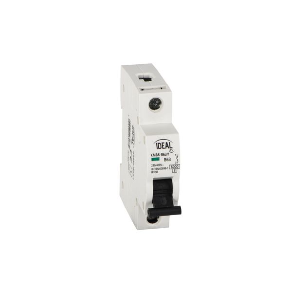 KMB6-B63/1 Overcurrent circuit breaker, 1P KMB6 image 1