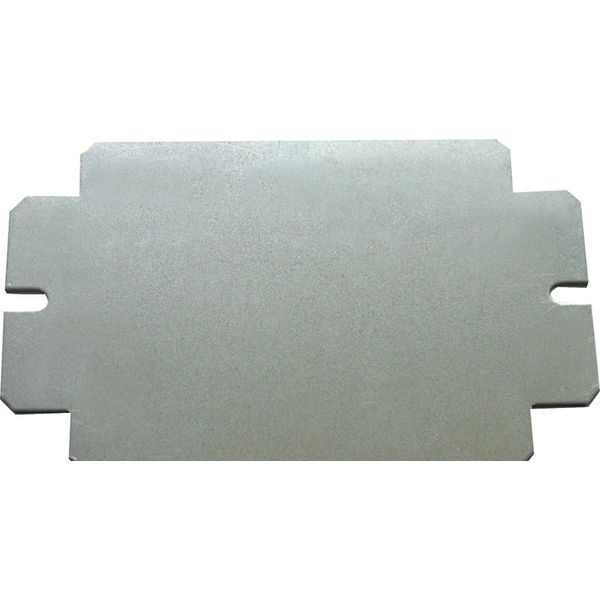 ZW339 Mounting plate, Field width: 2, 266 mm x 438 mm x 2 mm image 1