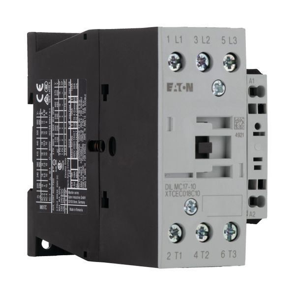Contactor, 3 pole, 380 V 400 V 7.5 kW, 1 N/O, 24 V 50 Hz, AC operation, Spring-loaded terminals image 11