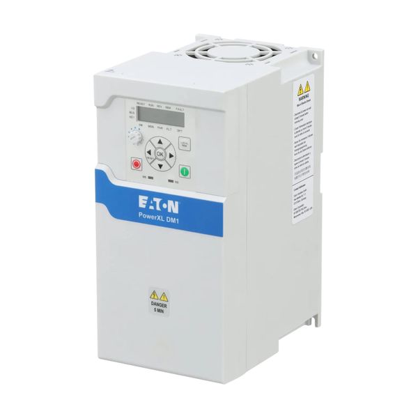 Variable frequency drive, 600 V AC, 3-phase, 13.5 A, 7.5 kW, IP20/NEMA0, Radio interference suppression filter, 7-digital display assembly, Setpoint p image 16
