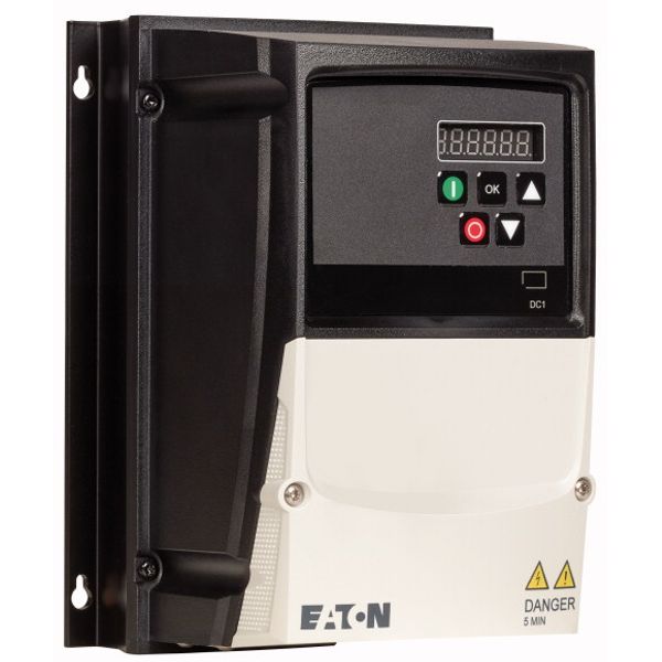 Variable frequency drive, 230 V AC, 3-phase, 7 A, 1.5 kW, IP66/NEMA 4X, Radio interference suppression filter, 7-digital display assembly, Additional image 4