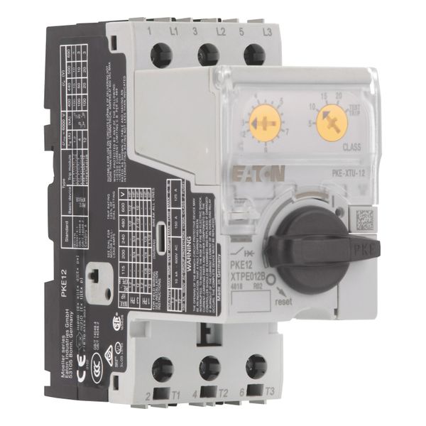 Motor-protective circuit-breaker, Complete device with standard knob, Electronic, 3 - 12 A, With overload release image 14