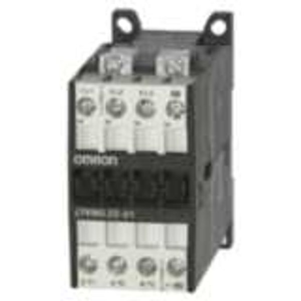 Contactor, DC-operated (3VA), 3-pole, 22 A/11 kW AC3 + 1B auxiliary image 2
