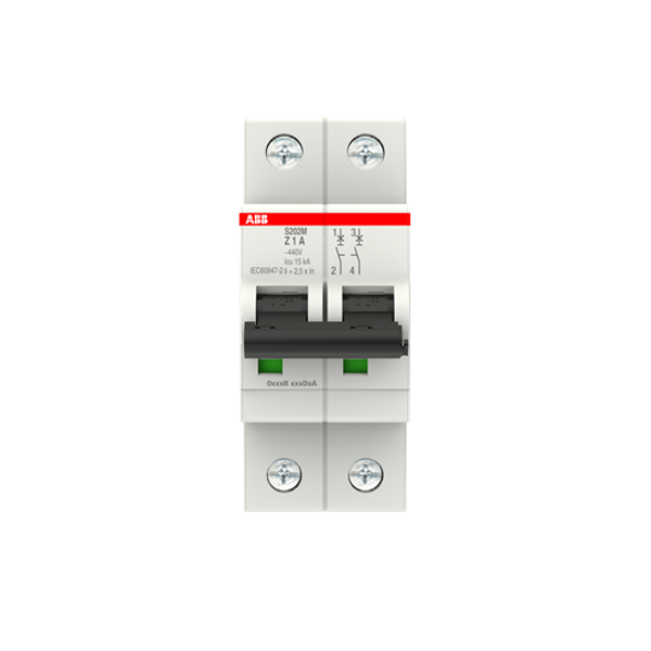 S202M-D25 Miniature Circuit Breaker - 2P - D - 25 A image 2