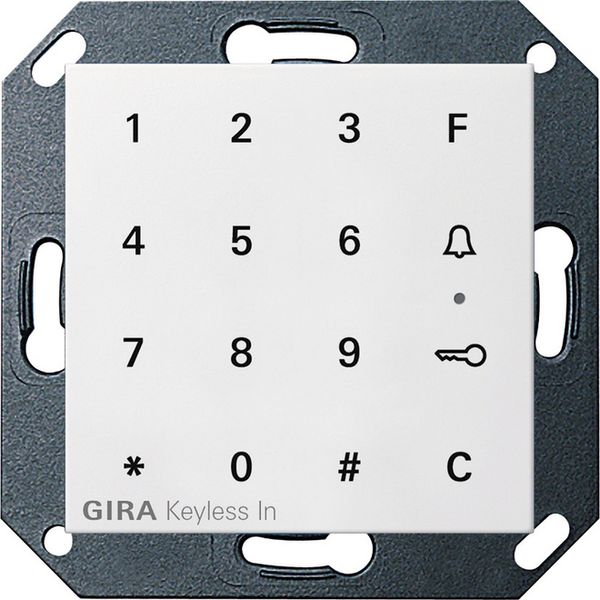 Gira Keyless In keypad System 55 p.white m image 1