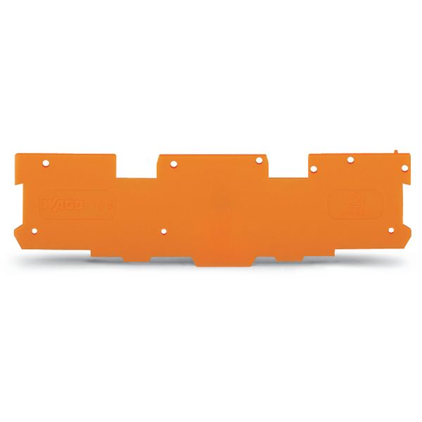 End and intermediate plate 1.1 mm thick orange image 3