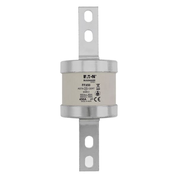 Fuse-link, LV, 450 A, AC 690 V, BS88/C2, 74 x 210 mm, gL/gG, BS image 5