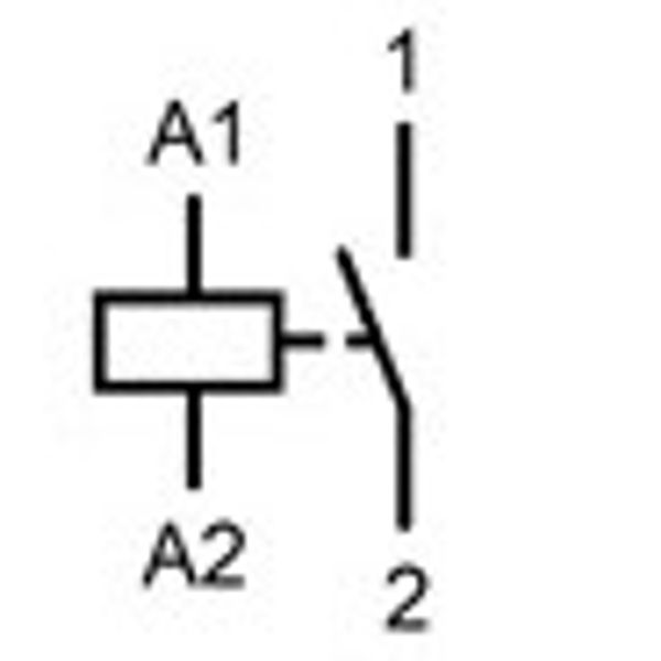 Modular contactor 25A, 1 NO, 230VAC, 1MW image 3