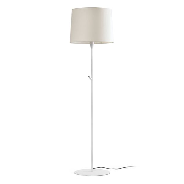 CONGA WHITE FLOOR LAMP BEIGE LAMPSHADE ø400*300*ø3 image 1