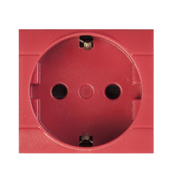 SOCKET 2P+E 16A 250V AC SHUTTERED image 5