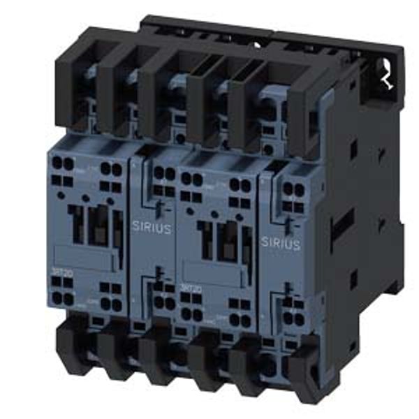 Reversing contactor assembly AC-3, 7.5 kW/400 V 230 V AC, 50/60 Hz, 3-pole S0 image 1