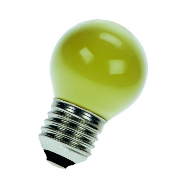 Bulb E27 15W P45 220V YELLOW Spectrum image 1