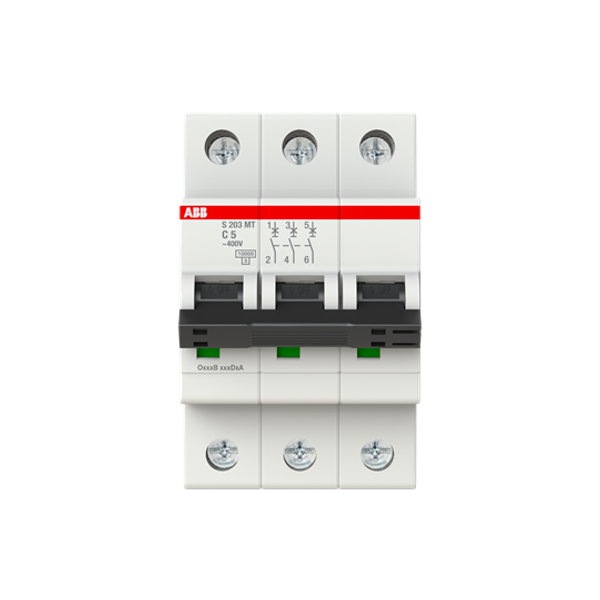 S203MT-C5 Miniature Circuit Breakers MCBs - 3P - C - 5 A image 4