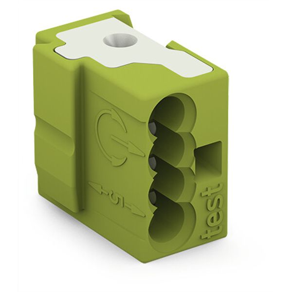 4-conductor female plug PUSH WIRE® 0.8 mm Ø light green image 3
