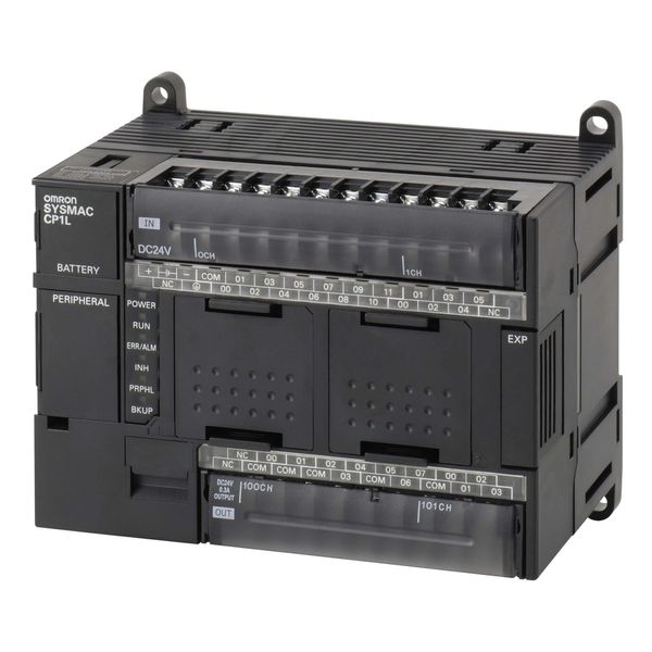 PLC, 100-240 VAC supply, 18 x 24 VDC inputs, 12 x NPN outputs 0.3 A, 1 image 1